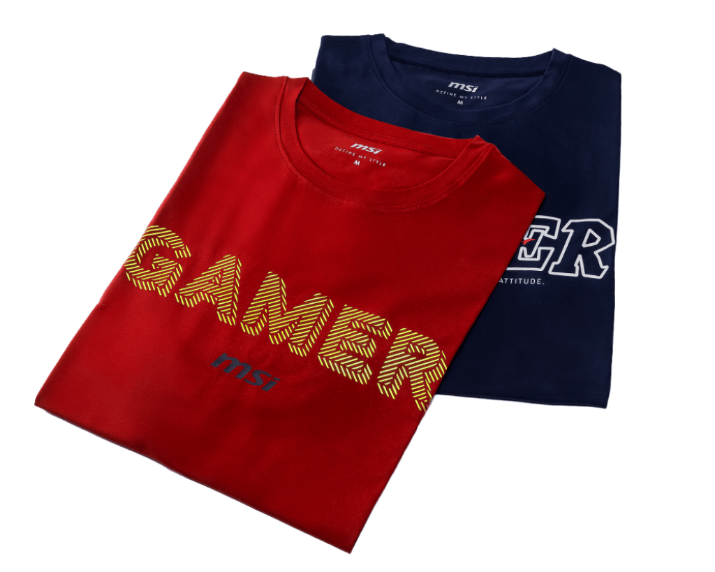 MSI T-shirt traspirante Serie Gamer - Rosso - Store Ufficiale MSI | MSI Italia