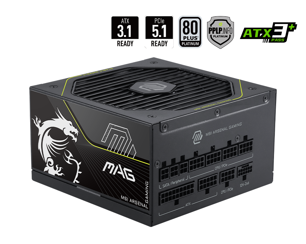 MAG A1200PLS PCIE5 | MSI Alimentatori