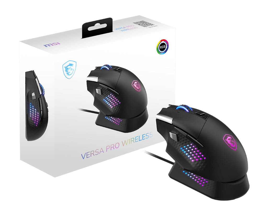 VERSA PRO W + MOUSE DOCK PRO | MSI Mouse - MSI e-Shop | Ufficiale MSI Italia