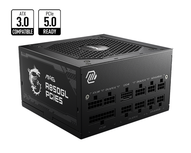 MAG A850GL PCIE5 | MSI Alimentatori - MSI e-Shop | Ufficiale MSI Italia