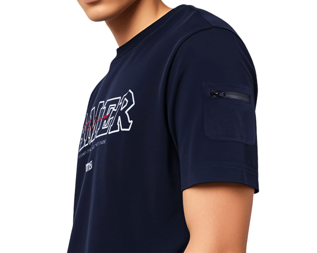 Gamer Series Cooling T-shirt—Navy Blue - MSI e-Shop | Ufficiale MSI Italia