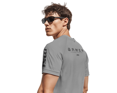 Gamer Series Wicking Raglan T-shirt — Light Gray - MSI e-Shop | Ufficiale MSI Italia