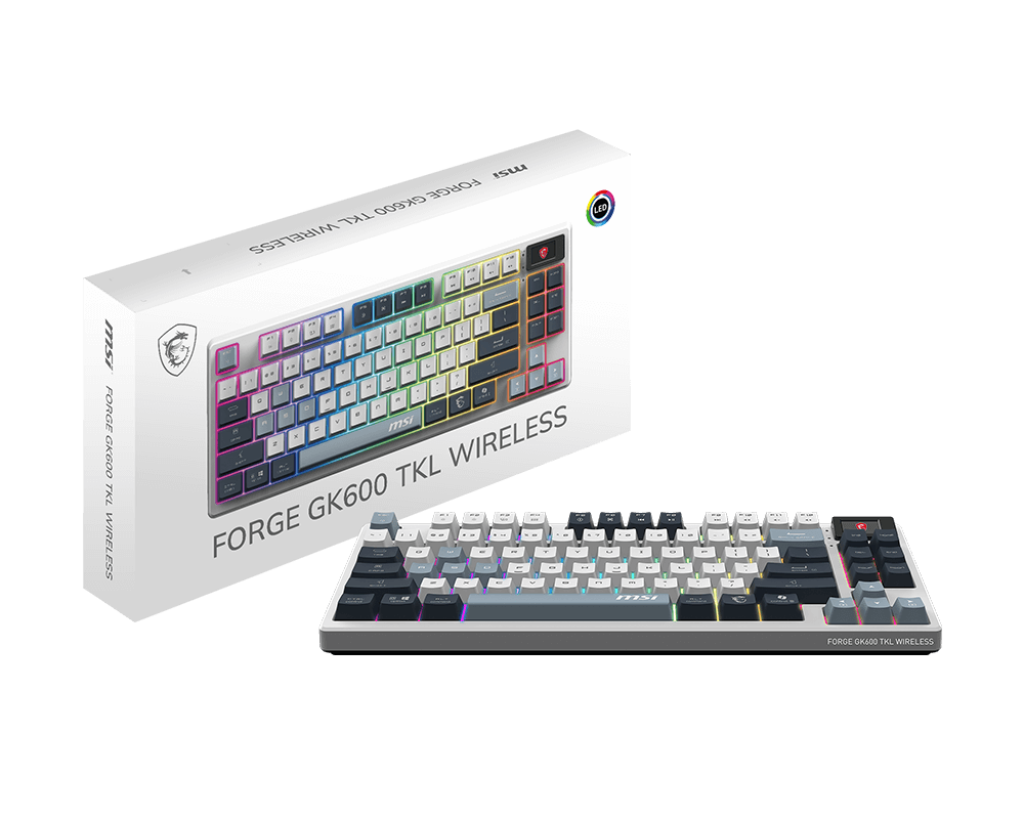 FORGE GK600 TKL W SKY IT | MSI Tastiera - MSI e-Shop | Ufficiale MSI Italia