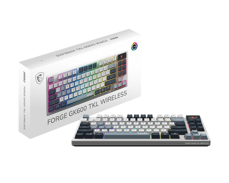 FORGE GK600 TKL W SKY IT | MSI Tastiera - MSI e-Shop | Ufficiale MSI Italia