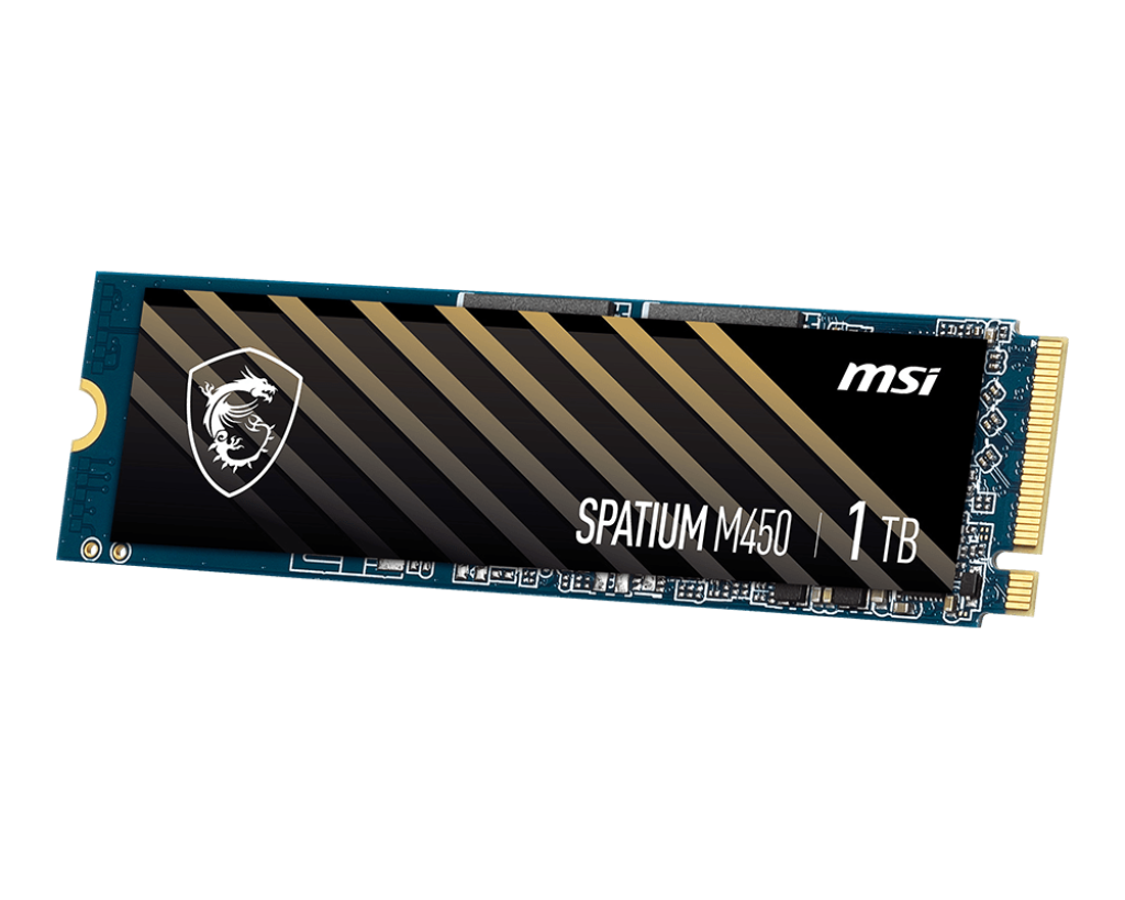 SPATIUM M450 PCIe 4.0 NVMe M.2 1TB V1  | MSI SSD - MSI e-Shop | Ufficiale MSI Italia