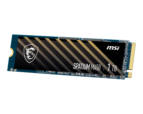 SPATIUM M450 PCIe 4.0 NVMe M.2 1TB V1  | MSI SSD - MSI e-Shop | Ufficiale MSI Italia