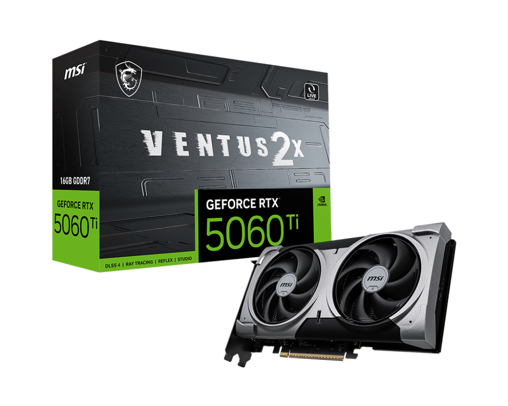 GeForce RTX 5060 Ti 16G VENTUS 2X PLUS