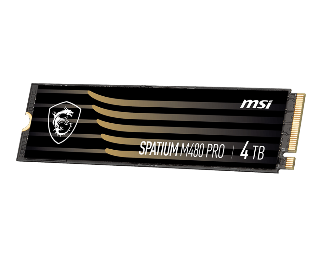 SPATIUM M480 PRO PCIe 4.0 NVMe M.2 2TB  | MSI SSD - MSI e-Shop | Ufficiale MSI Italia
