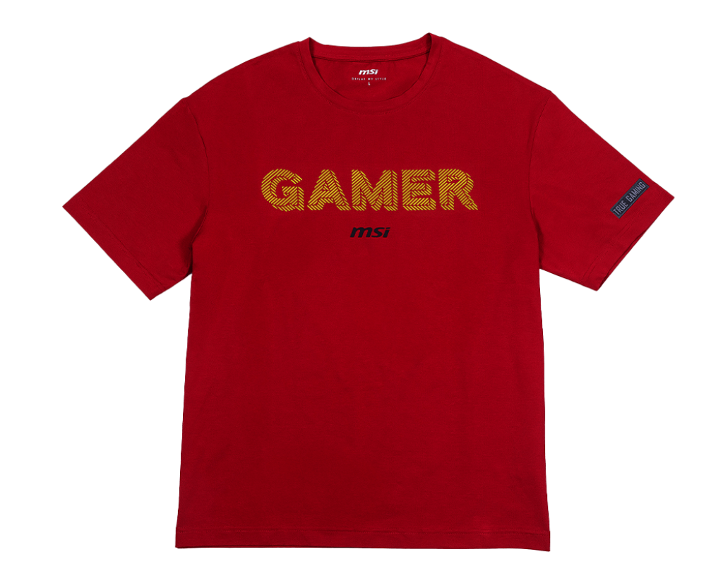 Gamer Series Cooling T-shirt—Brick Red - MSI e-Shop | Ufficiale MSI Italia