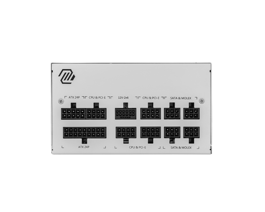MAG A850GL PCIE5 WHITE | MSI Alimentatori