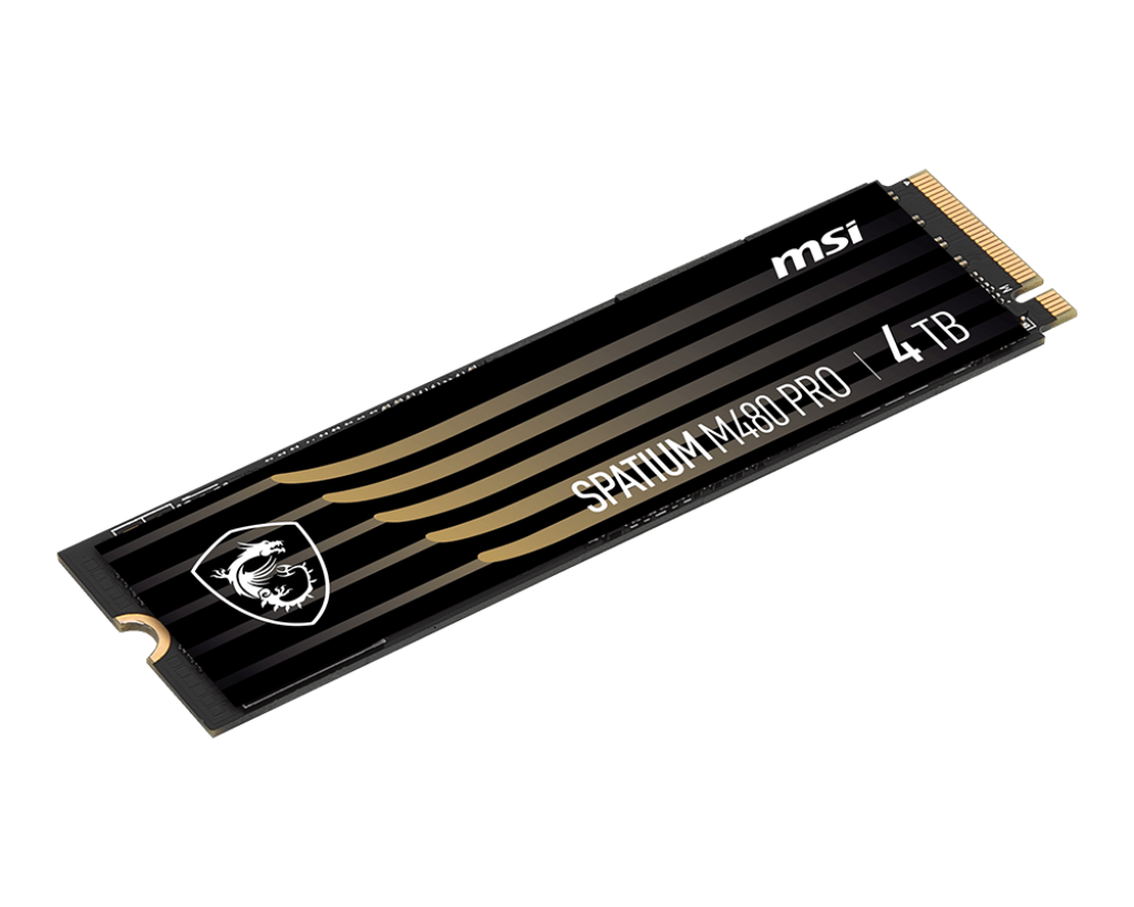 SPATIUM M480 PRO PCIe 4.0 NVMe M.2 2TB  | MSI SSD - MSI e-Shop | Ufficiale MSI Italia