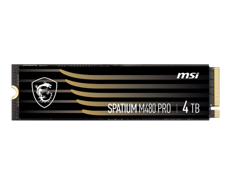 SPATIUM M480 PRO PCIe 4.0 NVMe M.2 2TB  | MSI SSD - MSI e-Shop | Ufficiale MSI Italia
