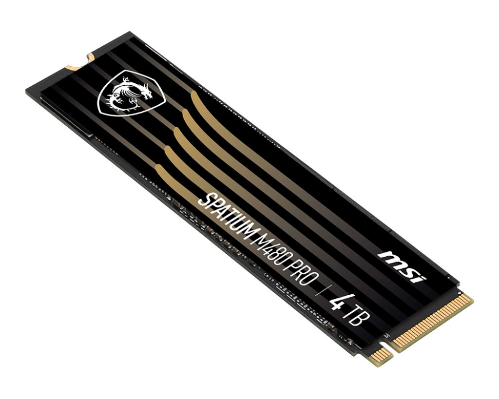 SPATIUM M480 PRO PCIe 4.0 NVMe M.2 2TB  | MSI SSD - MSI e-Shop | Ufficiale MSI Italia