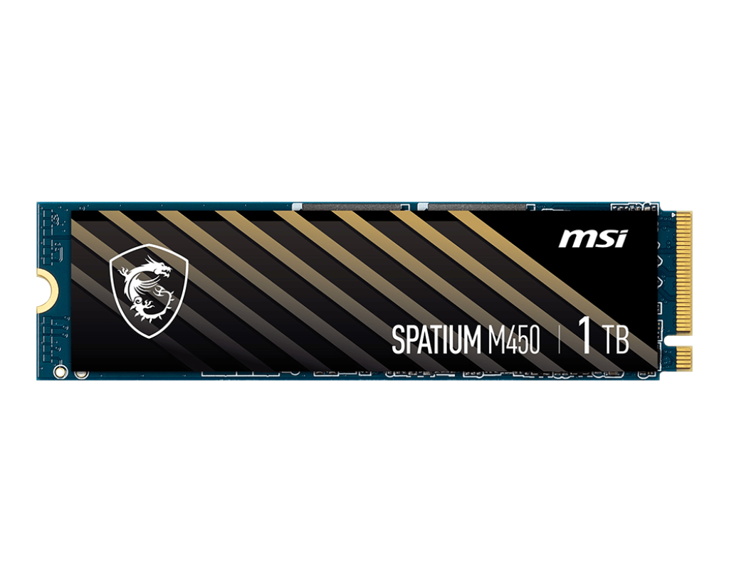 SPATIUM M450 PCIe 4.0 NVMe M.2 1TB V1  | MSI SSD - MSI e-Shop | Ufficiale MSI Italia