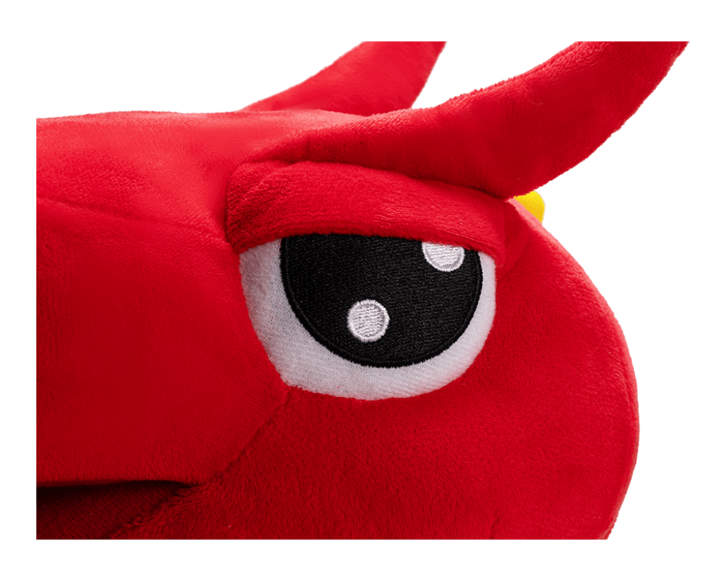 Peluche mascotte Lucky