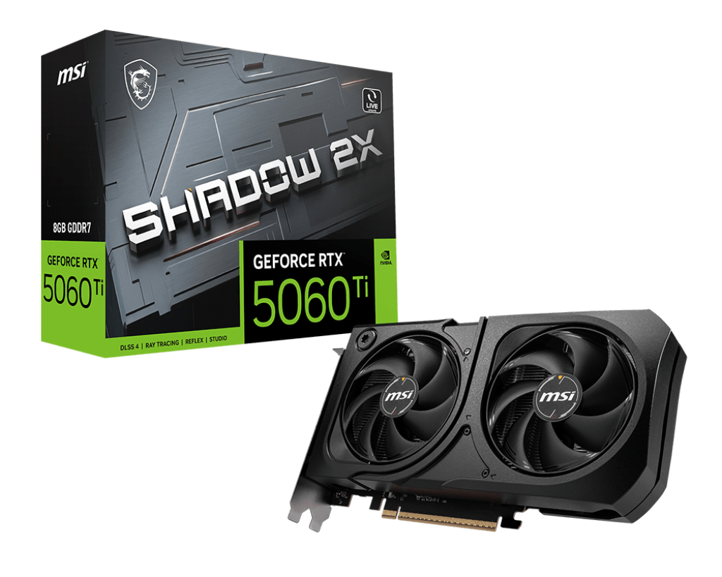 GeForce RTX 5060 Ti 8G SHADOW 2X PLUS