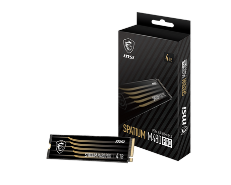SPATIUM M480 PRO PCIe 4.0 NVMe M.2 2TB  | MSI SSD - MSI e-Shop | Ufficiale MSI Italia
