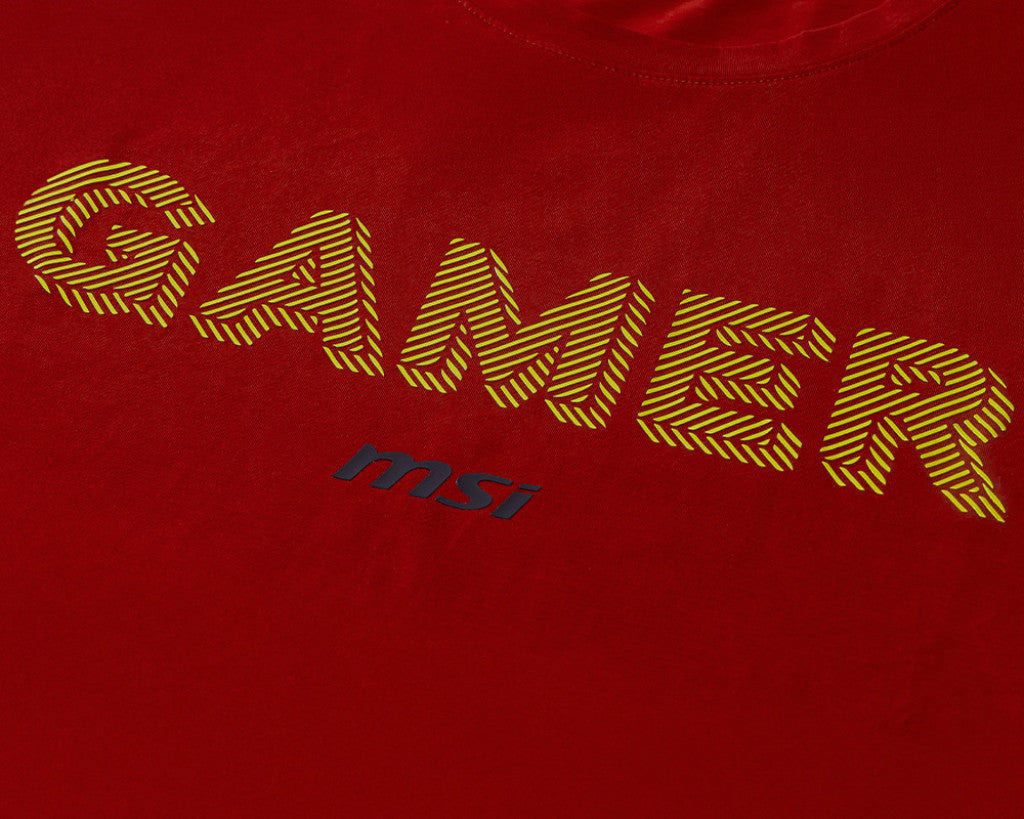 Gamer Series Cooling T-shirt—Brick Red - MSI e-Shop | Ufficiale MSI Italia