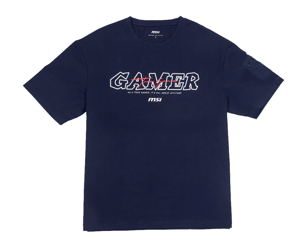 Gamer Series Cooling T-shirt—Navy Blue - MSI e-Shop | Ufficiale MSI Italia