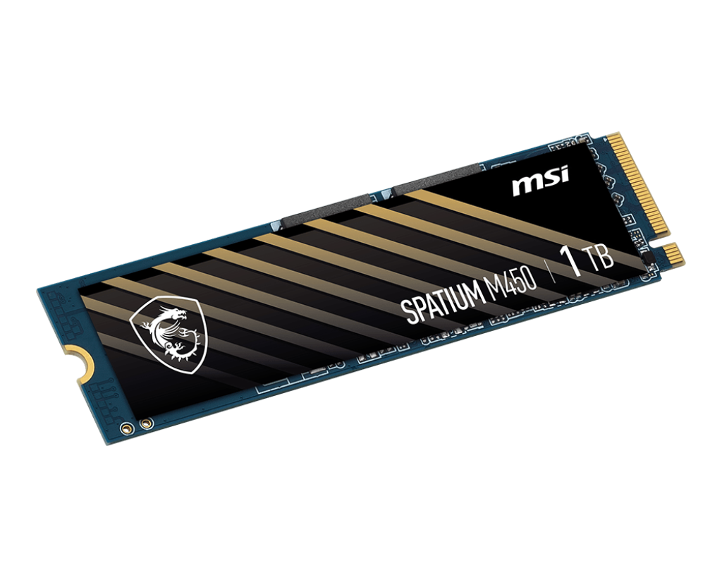 SPATIUM M450 PCIe 4.0 NVMe M.2 1TB V1  | MSI SSD - MSI e-Shop | Ufficiale MSI Italia