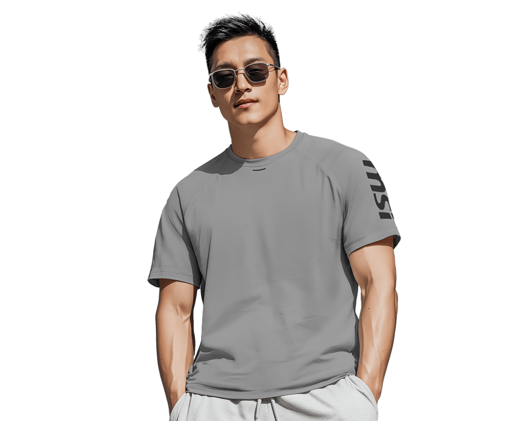 Gamer Series Wicking Raglan T-shirt — Light Gray - MSI e-Shop | Ufficiale MSI Italia