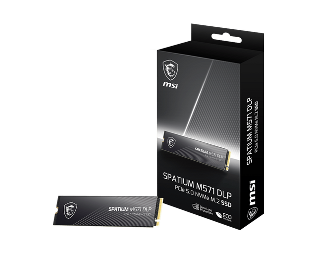 SPATIUM M571 DLP PCIe 5.0 NVMe M.2 4TB  | MSI SSD - MSI e-Shop | Ufficiale MSI Italia