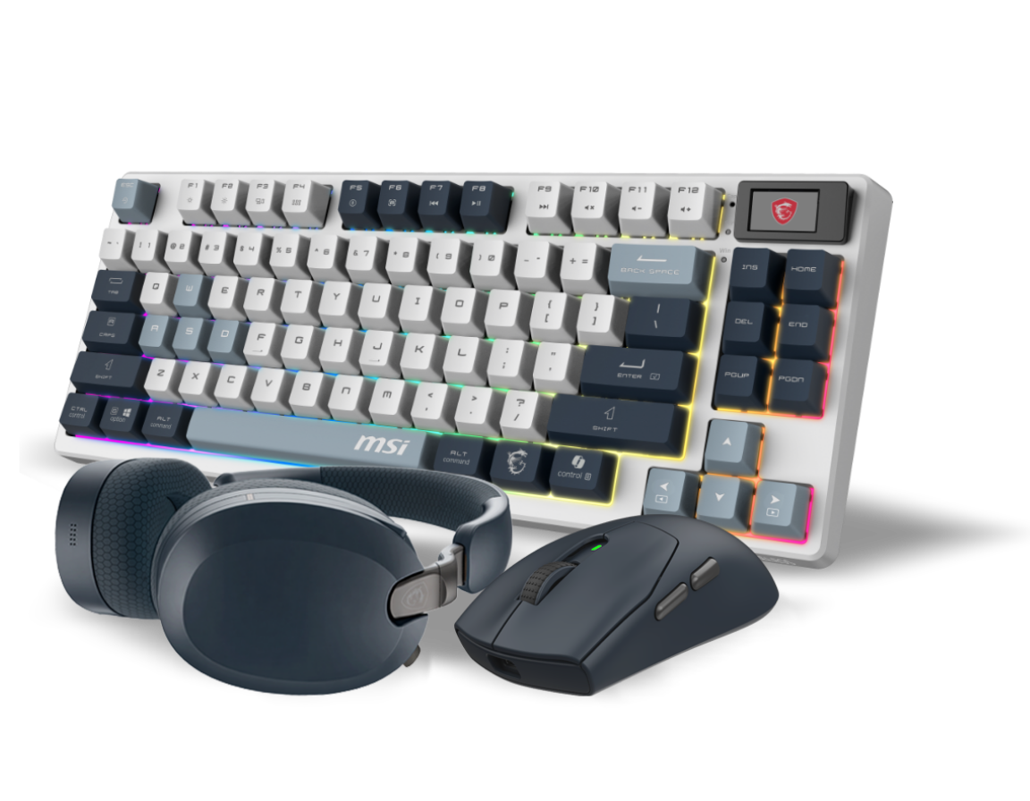 FORGE Gaming Kit con MSI Keyboard e Mouse Maestro NAVY