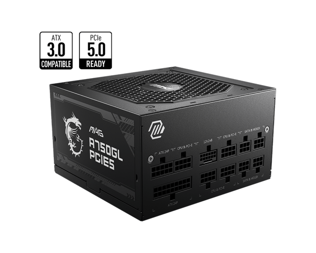 MAG A750GL PCIE5 | MSI Alimentatori - MSI e-Shop | Ufficiale MSI Italia