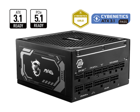 MAG A1250GL PCIE5 | MSI Alimentatori - MSI e-Shop | Ufficiale MSI Italia