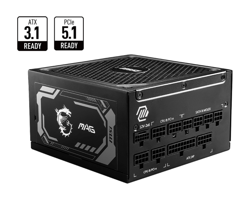 MAG A1000GL PCIE5 | MSI Alimentatori - MSI e-Shop | Ufficiale MSI Italia