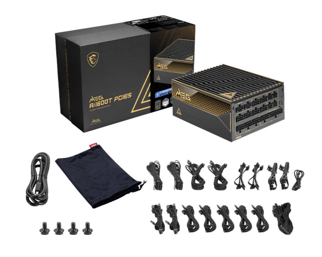 MEG Ai1600T PCIE5 | MSI Alimentatori - MSI e-Shop | Ufficiale MSI Italia