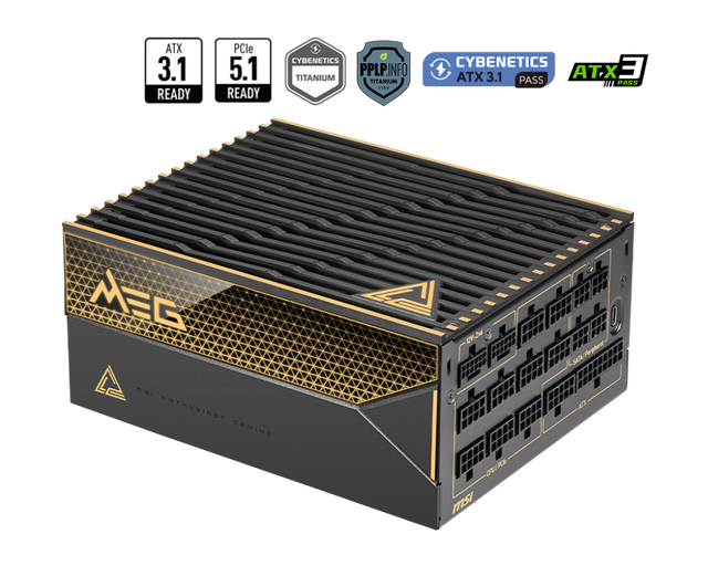 MEG Ai1600T PCIE5 | MSI Alimentatori - MSI e-Shop | Ufficiale MSI Italia