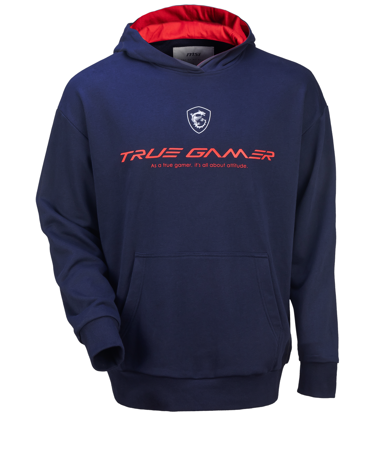MSI Felpa con cappuccio in cotone True Gamer