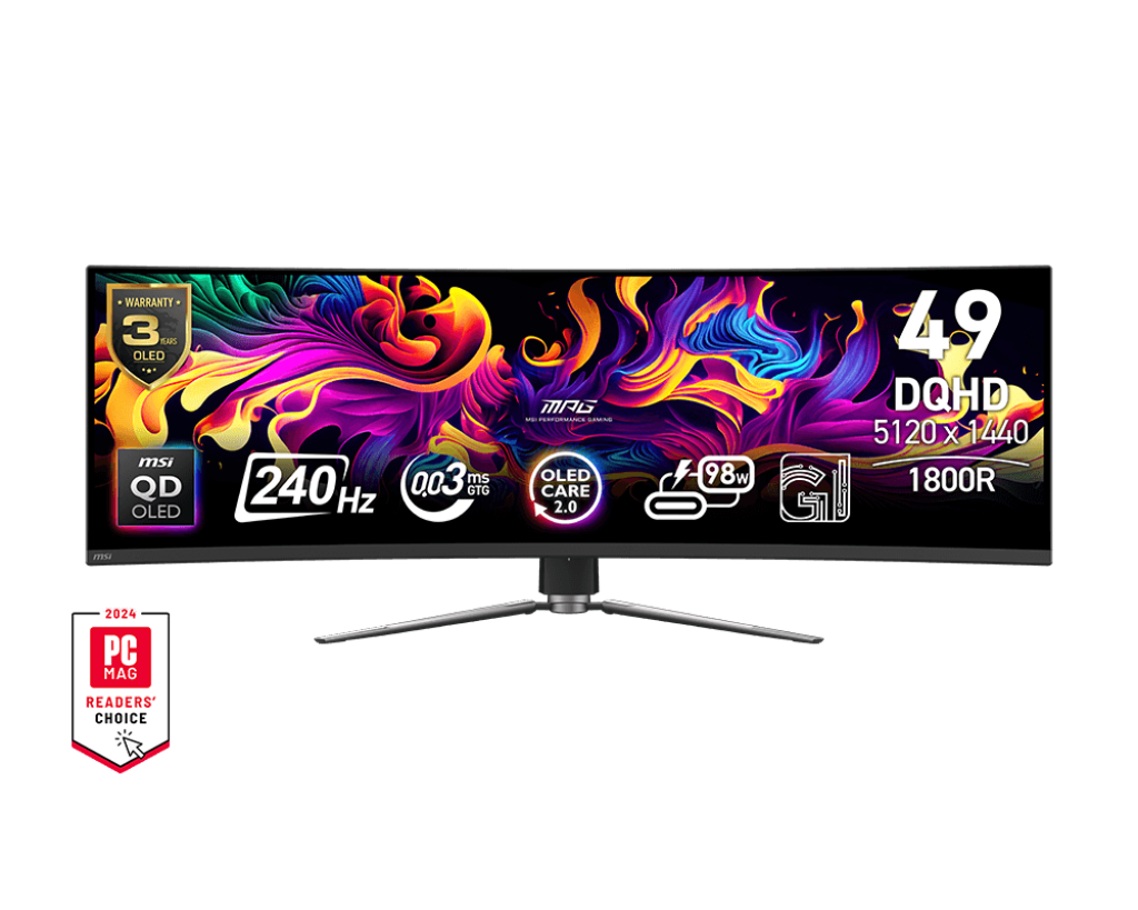 MPG 491CQPX QD-OLED | MSI Monitor Gaming - MSI e-Shop | Ufficiale MSI Italia