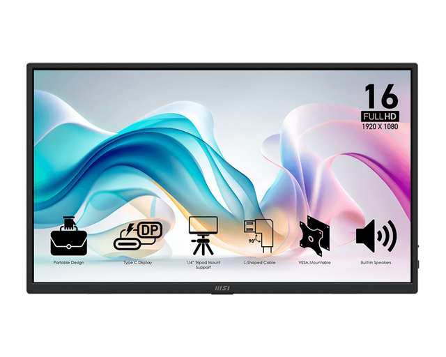 PRO MP165 E6 | MSI Monitor Portatile - MSI e-Shop | Ufficiale MSI Italia