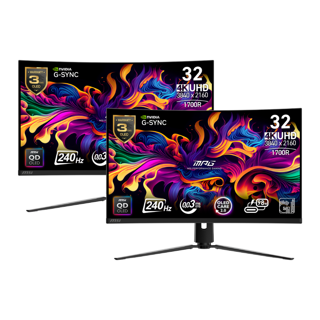 MPG 321CURX QD-OLED - Pack da 2
