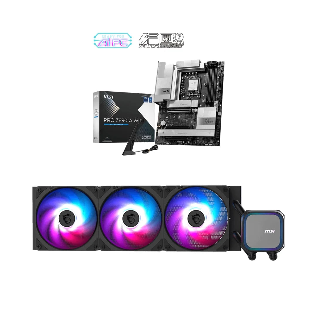 Ultimate Cooling Bundle con PRO Z890-A WIFI e MAG CORELIQUID A13 360