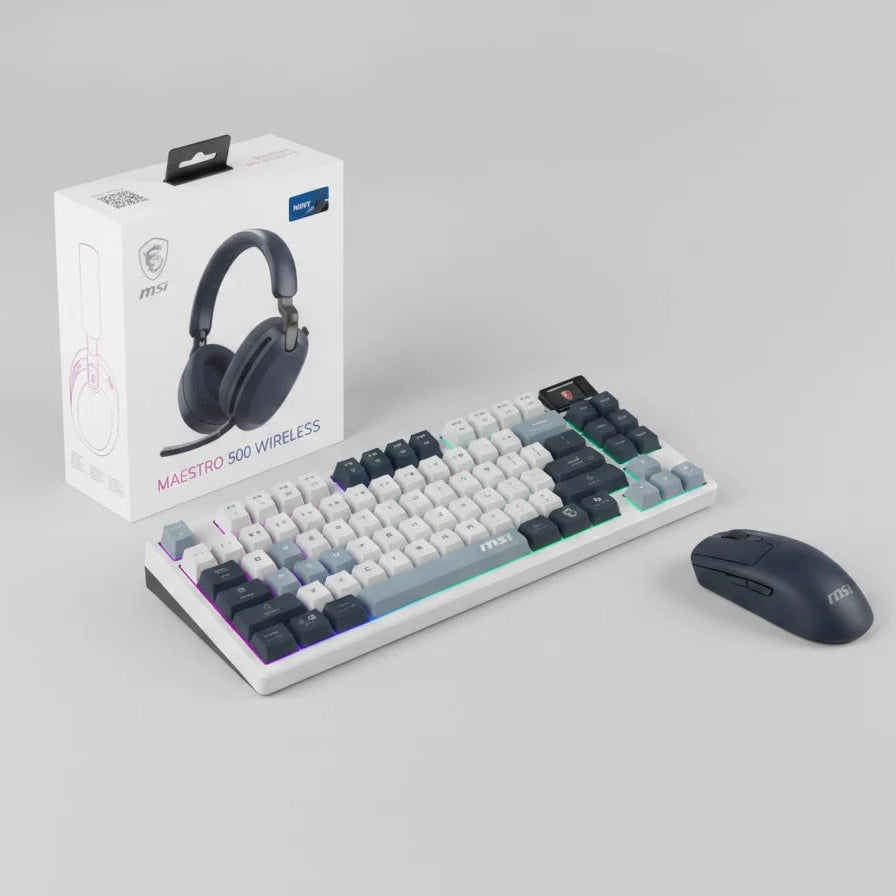 FORGE Gaming Kit con MSI Keyboard e Mouse Maestro NAVY